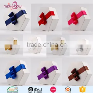 Hot Sale Custom Satin Ribbon Bow Pre-made Bow thumbnail-5