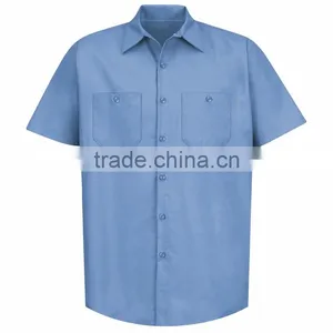 Custom Short/long Sleeve Rip Stop Shirts Mens Work Shirts thumbnail-2