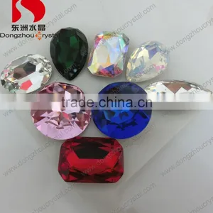 Fashion Loose Beads Decorative Crystal Stones With Claw Setting for Clothing thumbnail-5