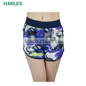 Custom Quick-drying Sublimation Printed Yoga Shorts Women thumbnail-1