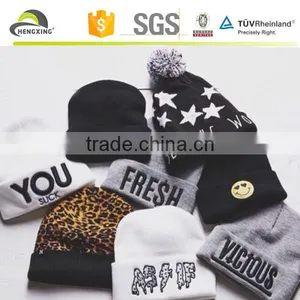 2015 Fashion Usa America Embroidery Beanie Cap Knitted Flag Winter Hats thumbnail-2