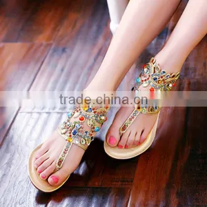 HFRW243 2014 Summer New Design Fashion Lady Genuine Leather Sandal thumbnail-1