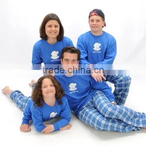 2016 Wholesale Family Night Shirts Custom Printed Pajamas thumbnail-1