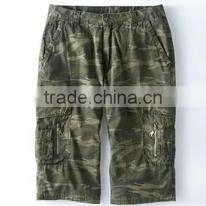 Mens Multi-pocket Camouflage Work Trousers thumbnail-1
