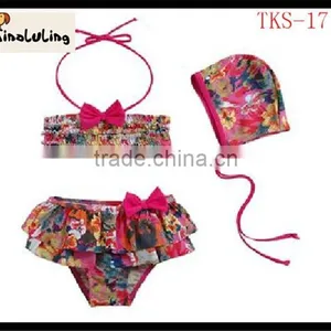 2014 Kids Girls Swimwear Sexy Swimwear for Kids Beachwear thumbnail-1