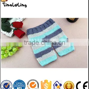 2017 New Fashion NPT68 Tinaluling Newborn Baby Blue Woolen Photography Props thumbnail-4