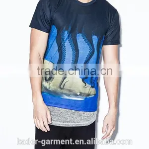 Octopus Sublimation T Shirt Customize 100% Polyester Sublimation T Shirts thumbnail-2