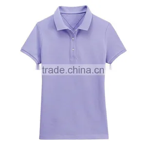 95% Cotton 5% Spandex Wholesale Unbranded Women Cheap Polo Shirts thumbnail-2