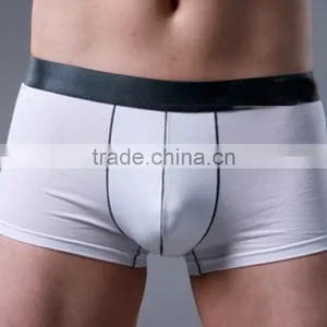 Hot Sale 93% Cotton and 3% Spandex 4 Colors For Choice Men's Cotton Boxer Shorts Underwear thumbnail-2