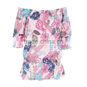 Summer Casual Women Clothing Printed T Shirt Ladies Short Sleeve Blouse Tops thumbnail-2