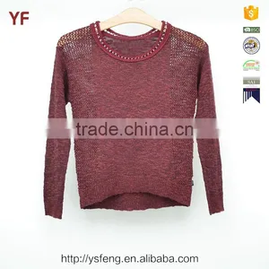 Models Hand Knitted Latest Sweater Designs For Girls thumbnail-1