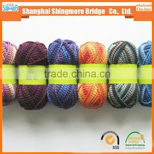 Shopping Knitting Yarns China Producer Cheapest Wholesale Oeko Tex Hand Knitting Scarf Yarn High Tenacity Polyester Ripple Yarn thumbnail-6