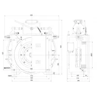 Gearless Traction Machine WWTY8 (1350KG) thumbnail-2