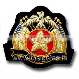 Embroidered Bullion Wire Badges thumbnail-1