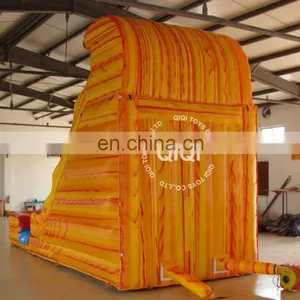 Volcano Corkscrew Gaint Inflatable Water Slide With Pool for Games thumbnail-3
