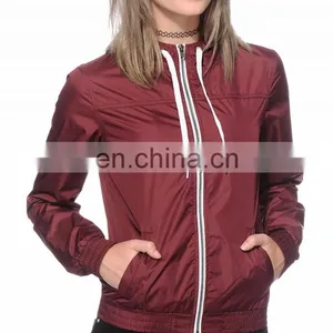 Newest Wholesale Fleece Biker Pink Windbreaker Jacket Men thumbnail-1