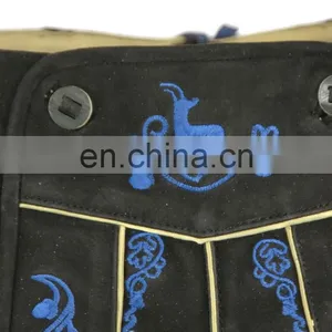 Lederhosen Shorts Suede Leather Lederhosen for Bavarian (Bavarian Party Dress) thumbnail-4