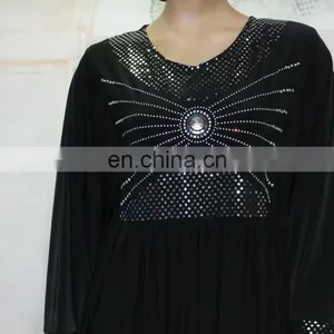 2017 Fashion Muslim Butterfly Sleeve Dubai Abaya thumbnail-2