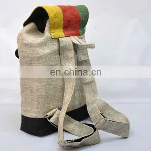 Rasta Hemp Backpack thumbnail-3