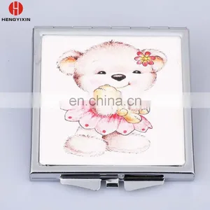 High Quality pu Make up Mirror Pocket Mirror thumbnail-3