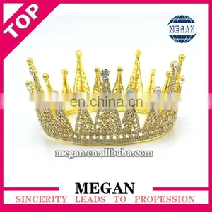 Hair Accessories Ladies Rhinestone Princess Crown Bridal Crystal Tiara Crown thumbnail-1