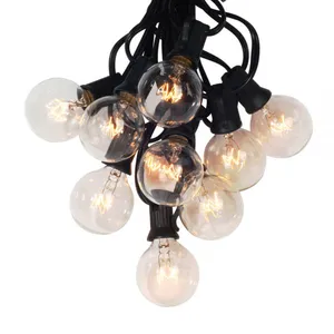 25Ft G40 Globe String Light 110/220V With 25 Clear Bulbs Waterproof Indoor/Outdoor Garden,Party,Wedding Holiday Light thumbnail-5