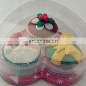 Christmas Gift Eraser Set Children Funny Toy Eraser Set Kids Playing Eraser Set thumbnail-2