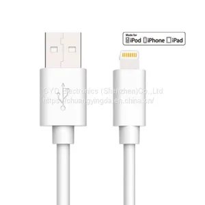 PVC Lightning Cable for IPhone 7 and IPhone 7 Plus With C48 Connector and MFi License thumbnail-1