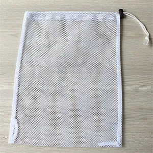 Sports Durable Mesh Drawstring Sports Equipment Bag thumbnail-2