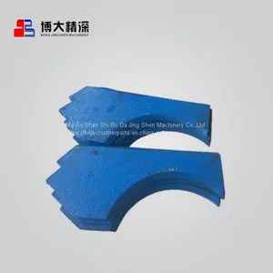 High Manganese Steel VSI Crusher Parts Wear Plate Upper Apply to Barmac B6150 VSI Crusher thumbnail-1