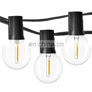 String Lights Outdoor LED G40 String Lights With Edison Filament Bulbs for Party Holiday Decoration thumbnail-3