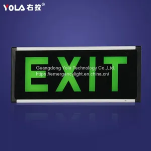 Fire Emergency LED Exit Sign Lamps Emergency Lighting Symbols thumbnail-1