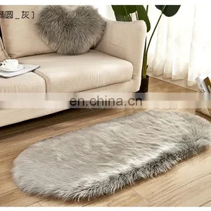 Handmade 100% OVal Shape Bed Room Carpets for Decoration thumbnail-1
