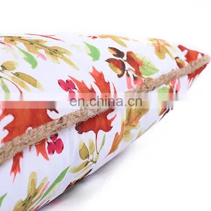 Popular Creative Outdoor Decorative Cushions Leaf and Pumpkin Printed Pillows thumbnail-6