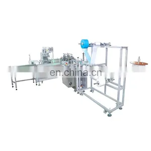 Full Automated 1+1 7 Servo Non Woven Disposable Earloop Mask Making Machine High Speed Face Mask Making Machine thumbnail-3