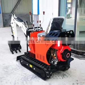 Hot Sale 0.8T Small China Mini Digging Machine Excavator Cheap Price thumbnail-3