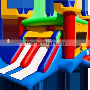 Castle Combo Inflatable Bouncer Rental thumbnail-1