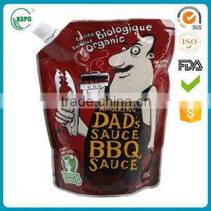Superior Quality Laminated Material Sauce Spout Pouch thumbnail-1