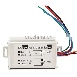 12V 24V 20A Max PWM DC Motor Stepless Variable Speed Controller 25kHz Switch, Stepless Variable Speed Controller thumbnail-2