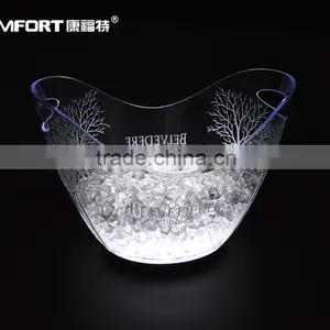 Led Lighting Belvedere Vodka Bottle Ice Bucket Factory Price thumbnail-1