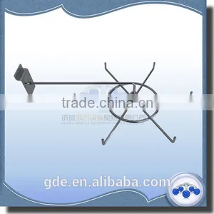 Metal Spinning Jewelry Display Swivel Rack for Slatwall thumbnail-1