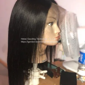 Black Long Straight Full Lace Human Hair Wig With Factory Price thumbnail-2