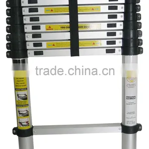 Telescopic Aluminium Step Ladder With EN131 Approval(2.0,2.6,3.2,3.8m) thumbnail-1