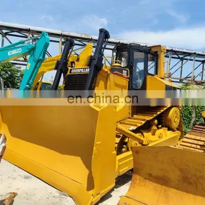 Second Hand Japan CAT Road Construction Machine Caterpillar D9R Crawler Bulldozer in Shanghai China thumbnail-2