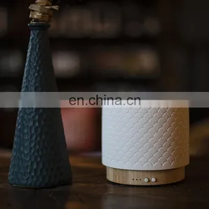 280Ml Electric Oil Led Ultrasonic Wood Grain Vintage Wooden Humidifier Aroma Diffuser thumbnail-3