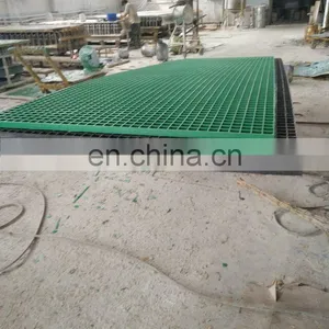 25mm Thick GRP Mold Grating / Plastic Mesh Floor Grids thumbnail-3