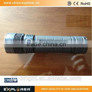 HIGH LUMEN RECHARGEABLE ALUMINUM LED FLASHLIGHT thumbnail-3