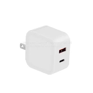 1a1c Output Us Plug 20W Fast Power Adapter 5V 3A, 9V 2.22A USB Transformer 12V 1.67A Type C Mobile Phone PD Charger thumbnail-3