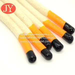 Custom Silicone Dipped Shoelace Tipping Cotton Shoolace Dipping Aglet Tips thumbnail-5