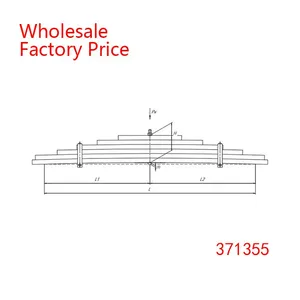 371355 For DAF-XF 105, XF95 Leaf Spring Wholesale thumbnail-2